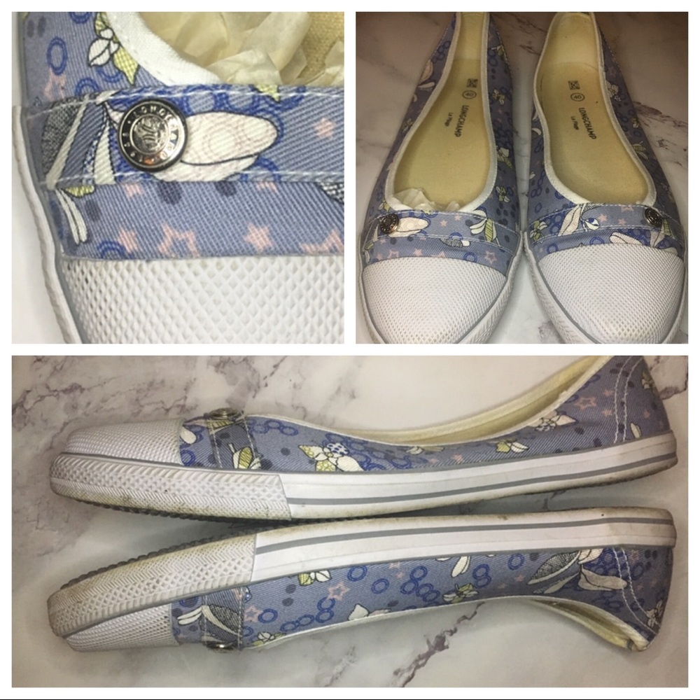 Longchamp Le Pliage Floral Sneaker Flat - Picture 3 of 5